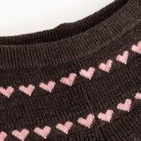 Penn, Knit Pants - Rose Frosting Hearts
