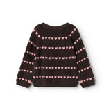 Torin, Knit blouse - Rose Frosting Hearts