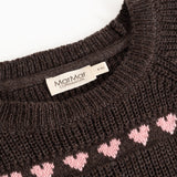 Torin, Knit blouse - Rose Frosting Hearts