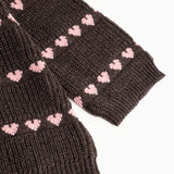 Torin, Knit blouse - Rose Frosting Hearts