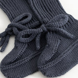 Abootie, Knit Booties - Blue