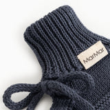 Abootie, Knit Booties - Blue