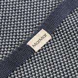 Alia, Knit Blanket - Blue Mix