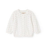 Taki, Knit Cardigan - Flower Stripe