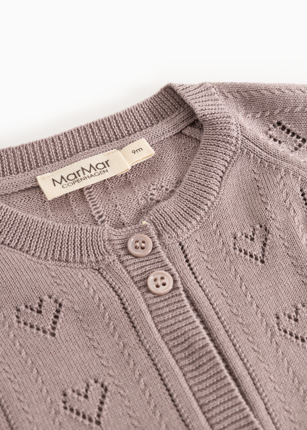 Totti, Knit Cardigan - Dusty Purple