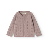 Totti, Knit Cardigan - Dusty Purple