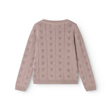Tilda, Knit Cardigan - Dusty Purple