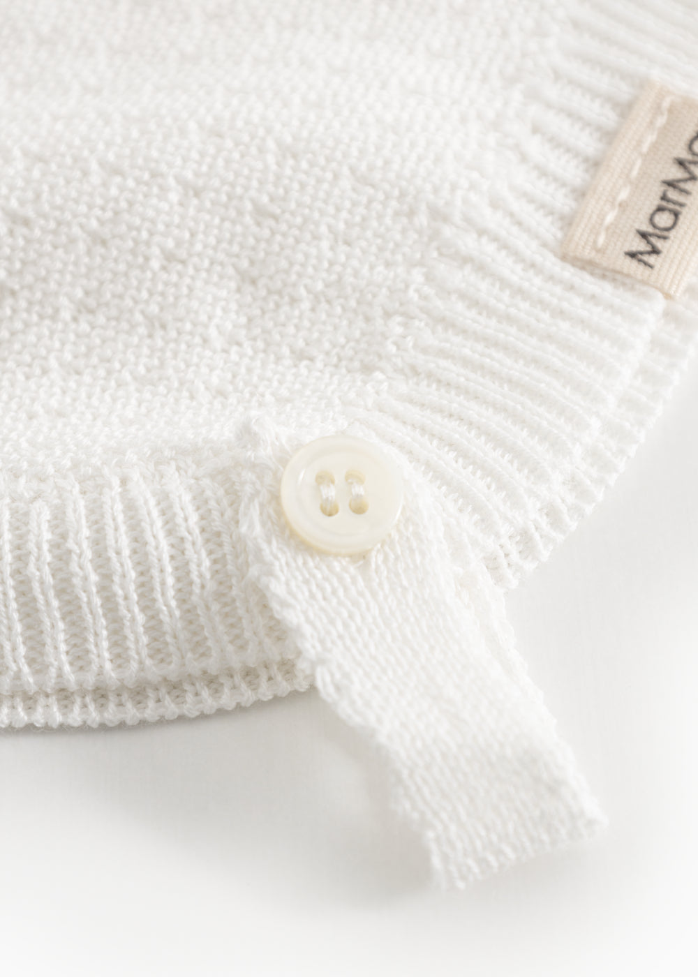 Aly, Knit Hat - Gentle White