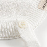 Aly, Knit Hat - Gentle White
