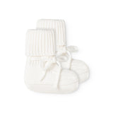 Abootie, Knit Booties - Gentle White