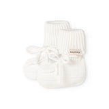 Abootie, Knit Booties - Gentle White