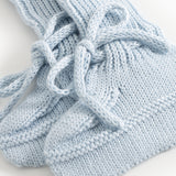 Abootie, Knit Booties - Cerulean Sky