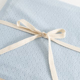 Alia, Knit Blanket - Cerulean Sky