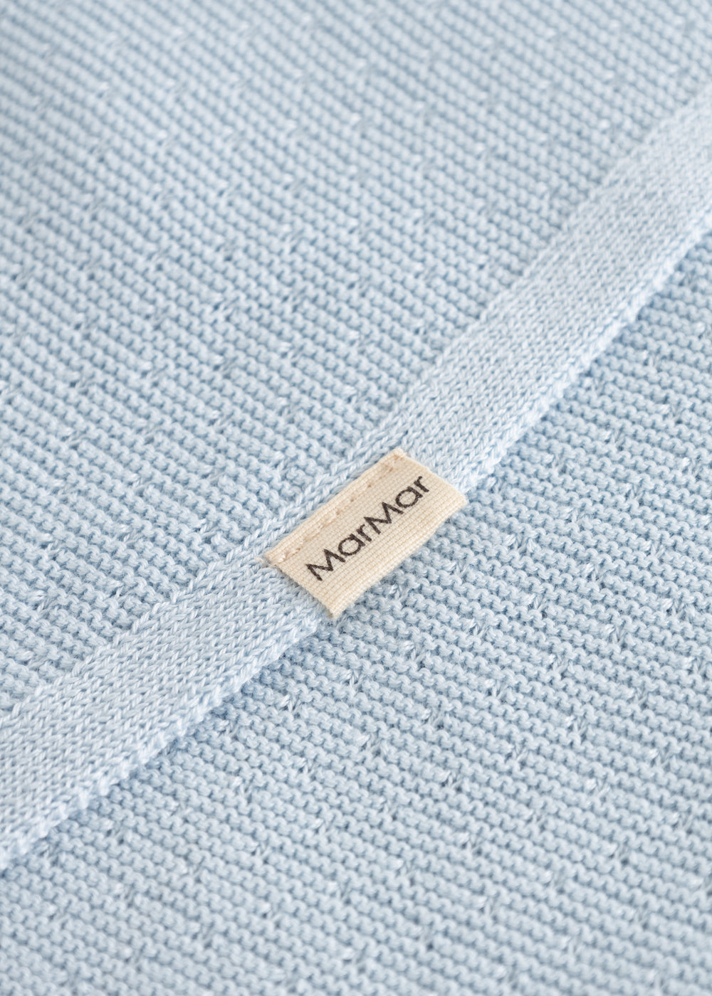 Alia, Knit Blanket - Cerulean Sky
