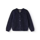 Tavon, Knit Cardigan - Darkness Melange