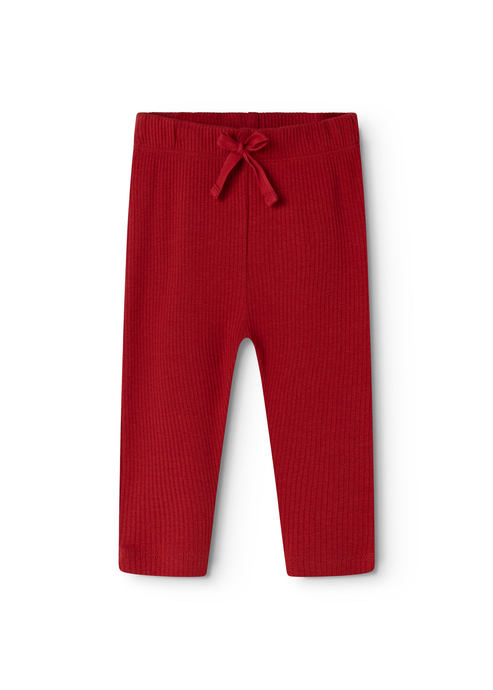 Cherry red Pitti trousers with a waist tie