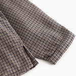 Totoro long-sleeve pied-de-poule shirt with cuffs