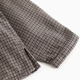 Totoro long-sleeve pied-de-poule shirt with cuffs