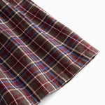 Gathered dress sleeves and skirt hem with loose, wider cut