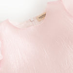 Pink tulle dress with round neckline and visible "Marshmallow" label