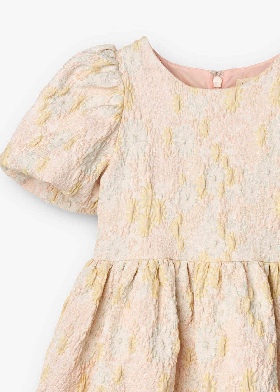 Diondra Dress - Lemonade Jacquard