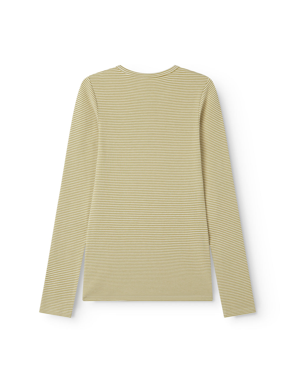 Womensmet t-shirt with green stripes