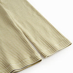 Womensmet t-shirt with green stripes