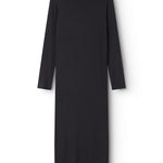 Sort cardigan with round neck and long sleeves, regular fit