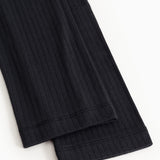 Striped pants with ribbed, striped fabric and a slim leg.
