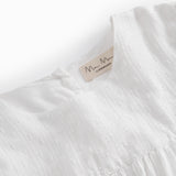 White shirt blouse for women in light cotton