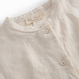 Short beige shirt for women