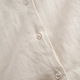 Short beige shirt for women