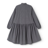 Dyna W, Dress - Pigeon Blue Check