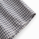 Langarm blouse for women with a net pattern