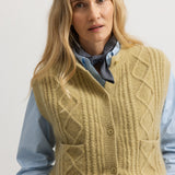 Taju W, Knit Vest - Harvest Melange