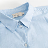 Thy W, Shirt - Azure Water Stripe