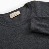 Tanne W, Blouse - Dark Gray Melange