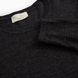 Tanne W, Blouse - Black Gray Melange