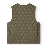 Oris W Waistcoat, Puffer Vest - Crocodile