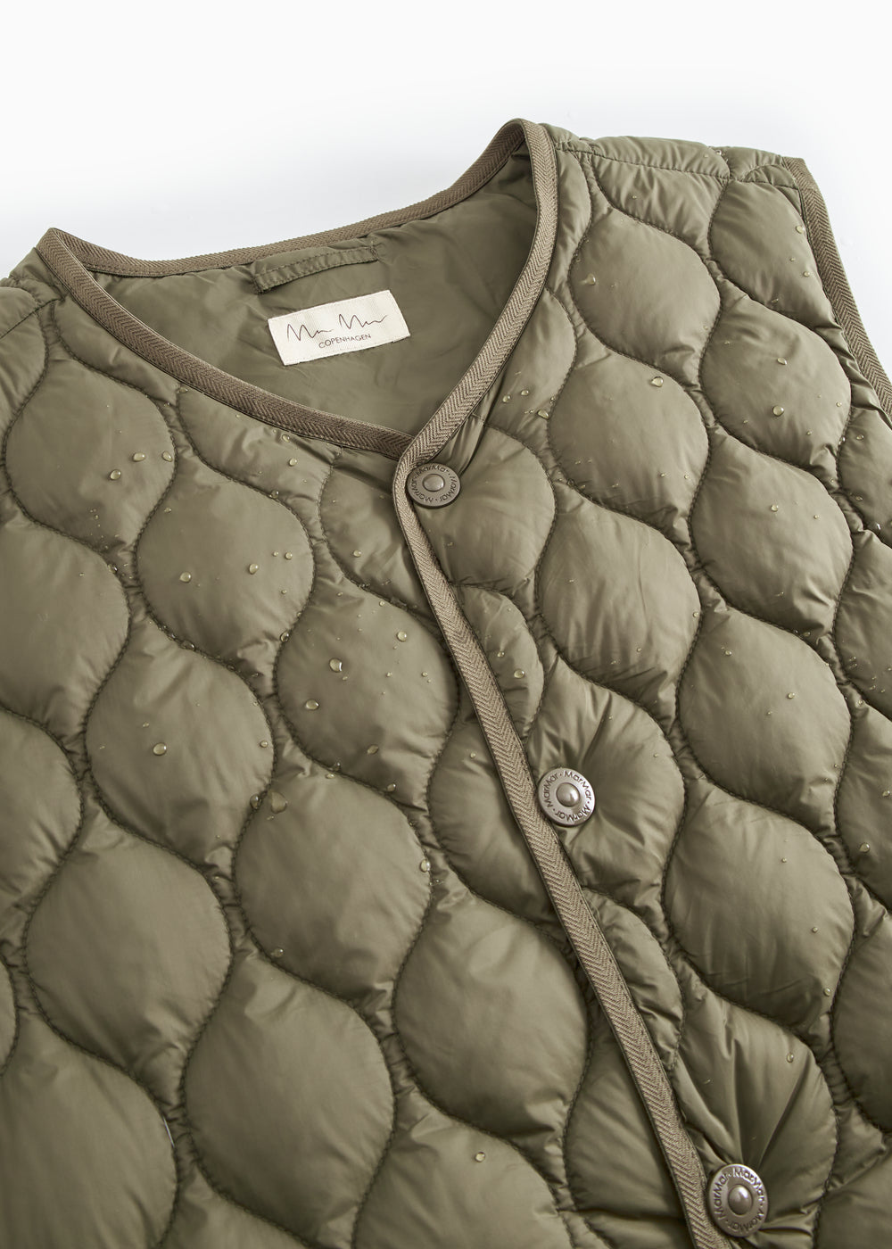 Oris W Waistcoat, Puffer Vest - Crocodile