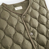 Oris W Waistcoat, Puffer Vest - Crocodile