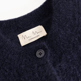 Tavon W, Knit Cardigan - Darkness Melange