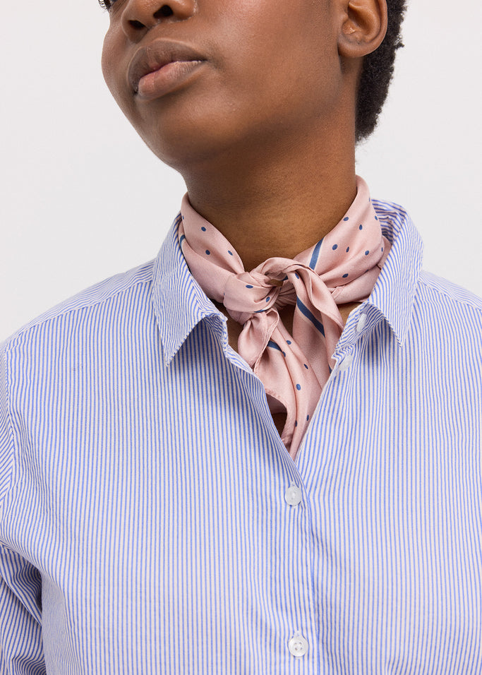 Tacha W, Shirt - Bolich Blue Stripe