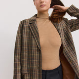 Trisha W, Blouse - Light Camel