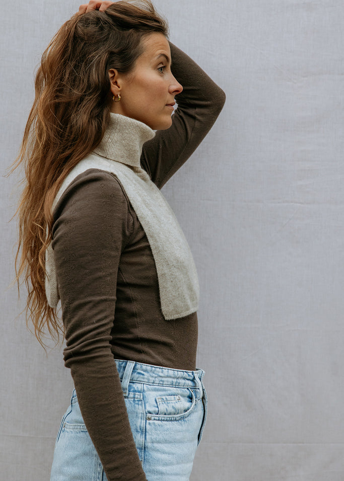Arni W, Cashmere Scarf - Llama Melange