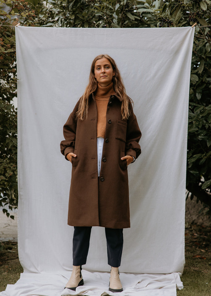 Orfeus W, Coat - Mocha