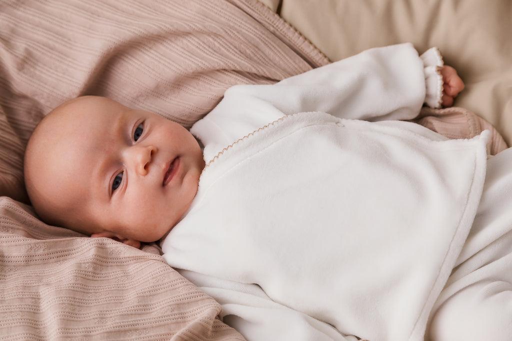 Tuba Wrap LS, Blouse - Gray Sand picot