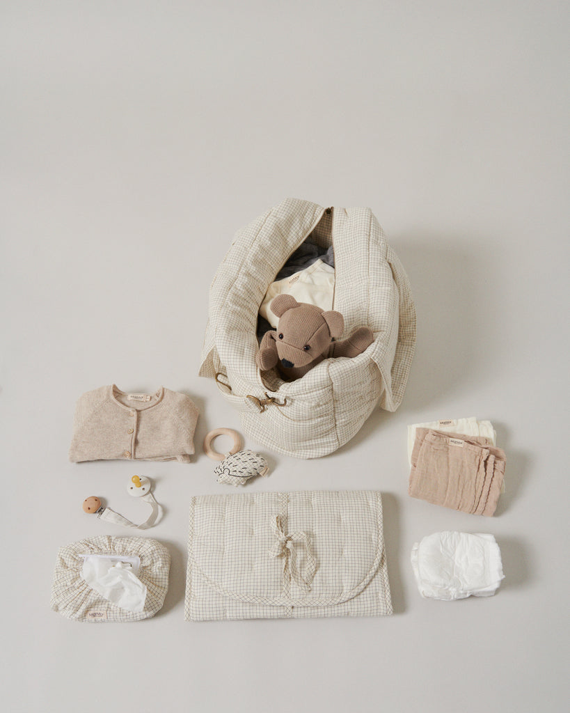 Wet Wipe Cover, Cover for wet wipes - Deep Lake Check