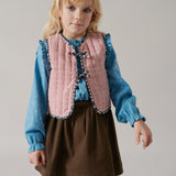 Takaia LS, Blouse - Clear Blue Dobby