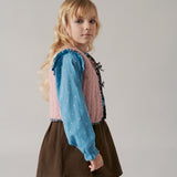 Takaia LS, Blouse - Clear Blue Dobby